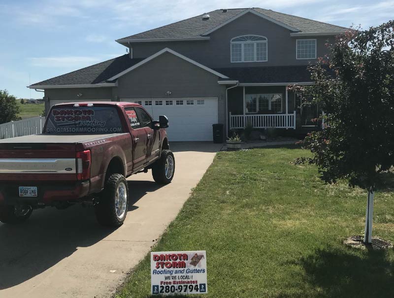New roof installation